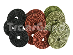 Diamond polishing pads