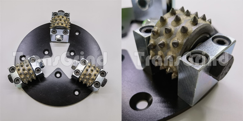 Diamond Tools Bush Hammer Plates For HTC Machine