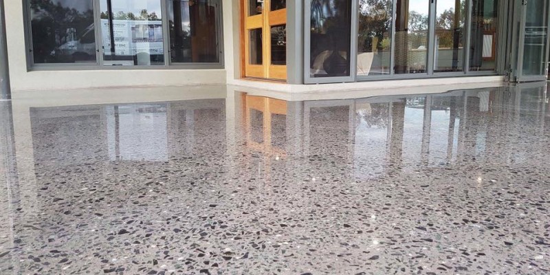 concrete floor polishing