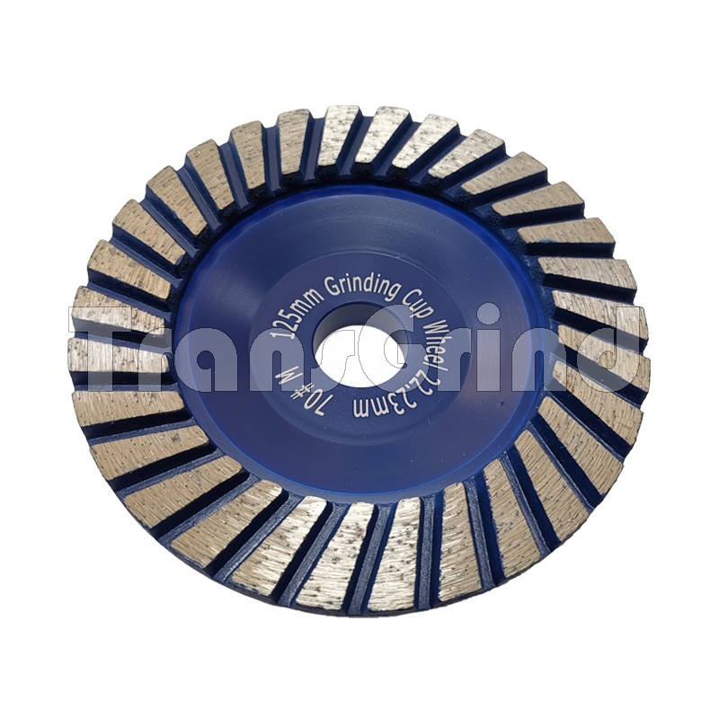 China 5 inch Aluminum Grinding Cup Wheel For Concrete Manufacturer