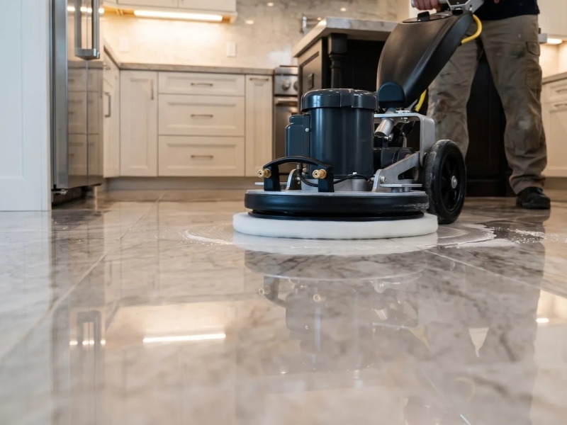 Using Diamond Burnishing Pads on Stone Surfaces