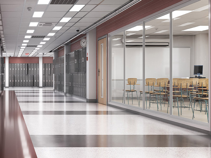 Concrete Floors in Educational Facilities: Durability and Design