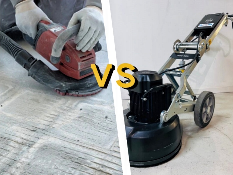 Angle Grinder vs. Floor Grinder: Tool Comparison